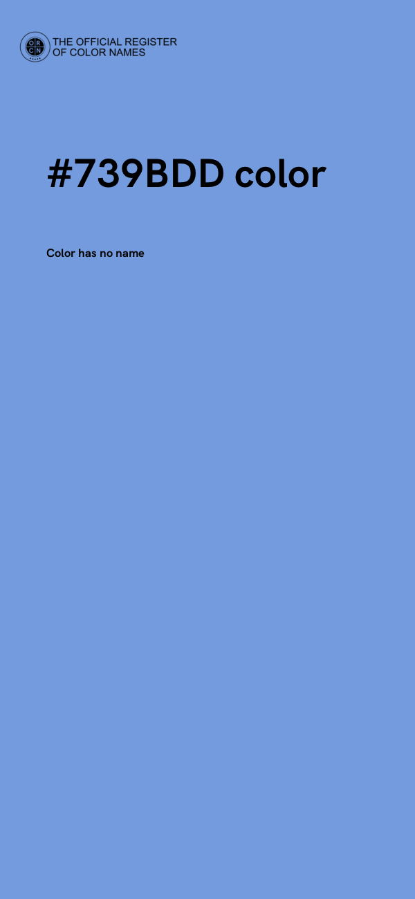 #739BDD color image