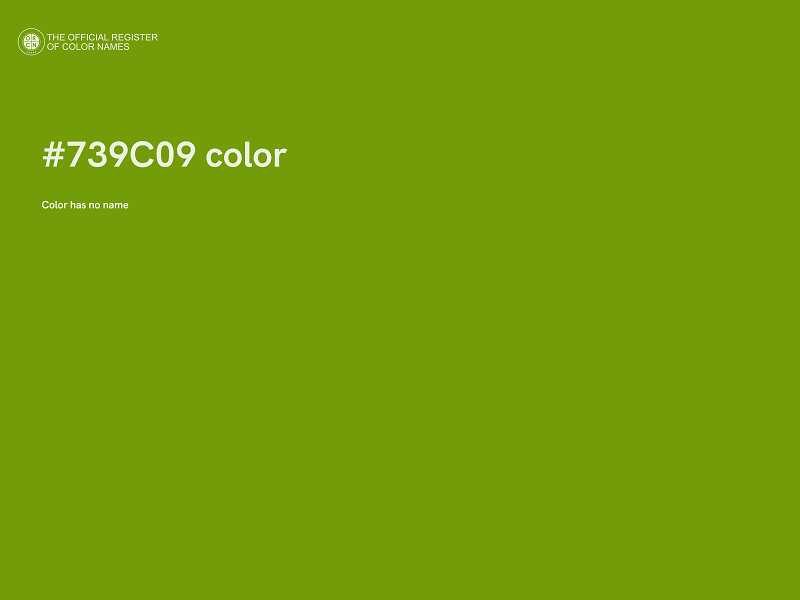 #739C09 color image