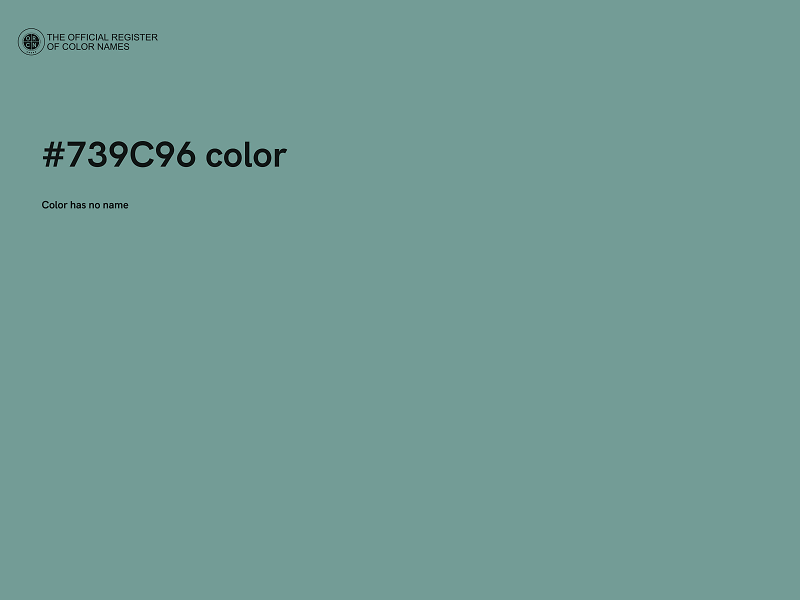 #739C96 color image
