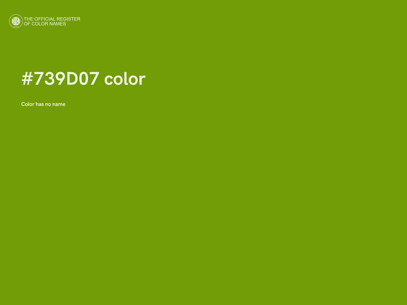 #739D07 color image