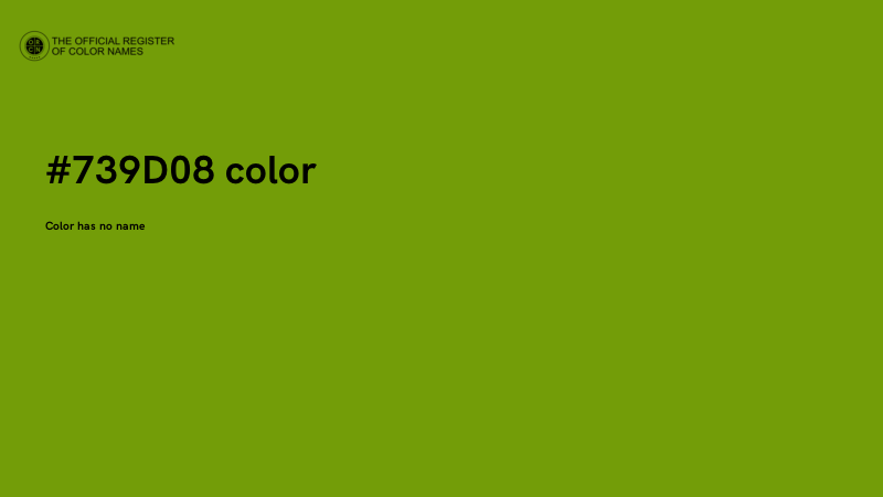 #739D08 color image