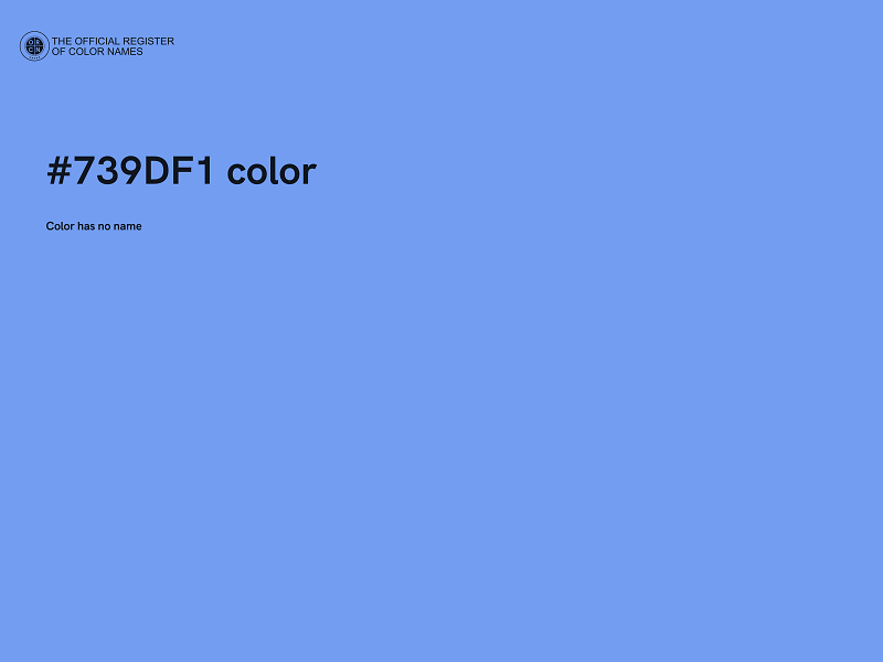 #739DF1 color image