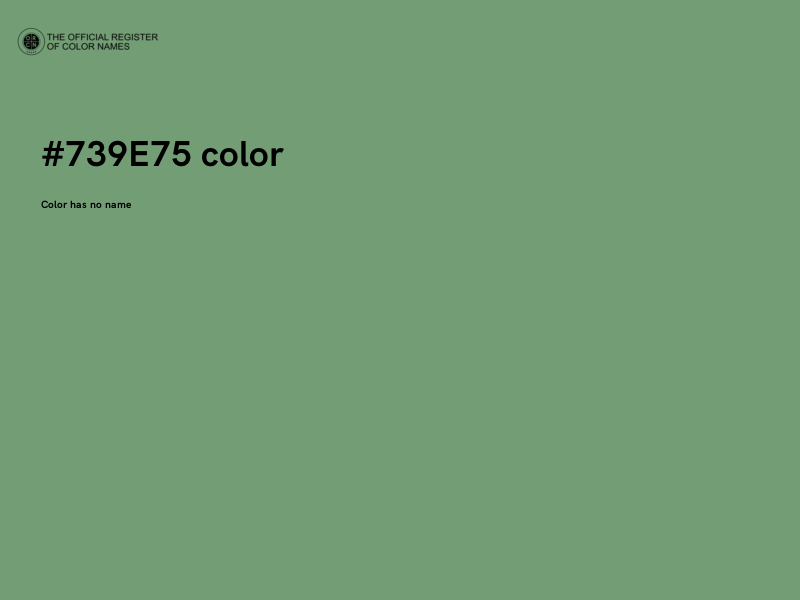#739E75 color image