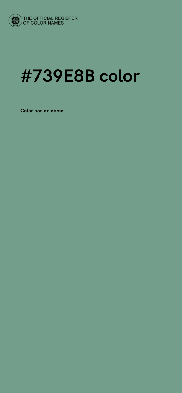 #739E8B color image