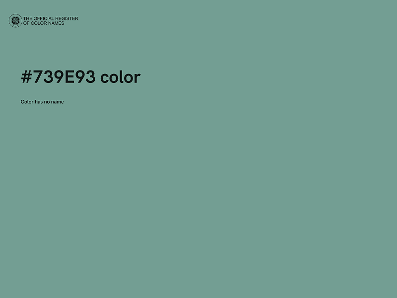 #739E93 color image