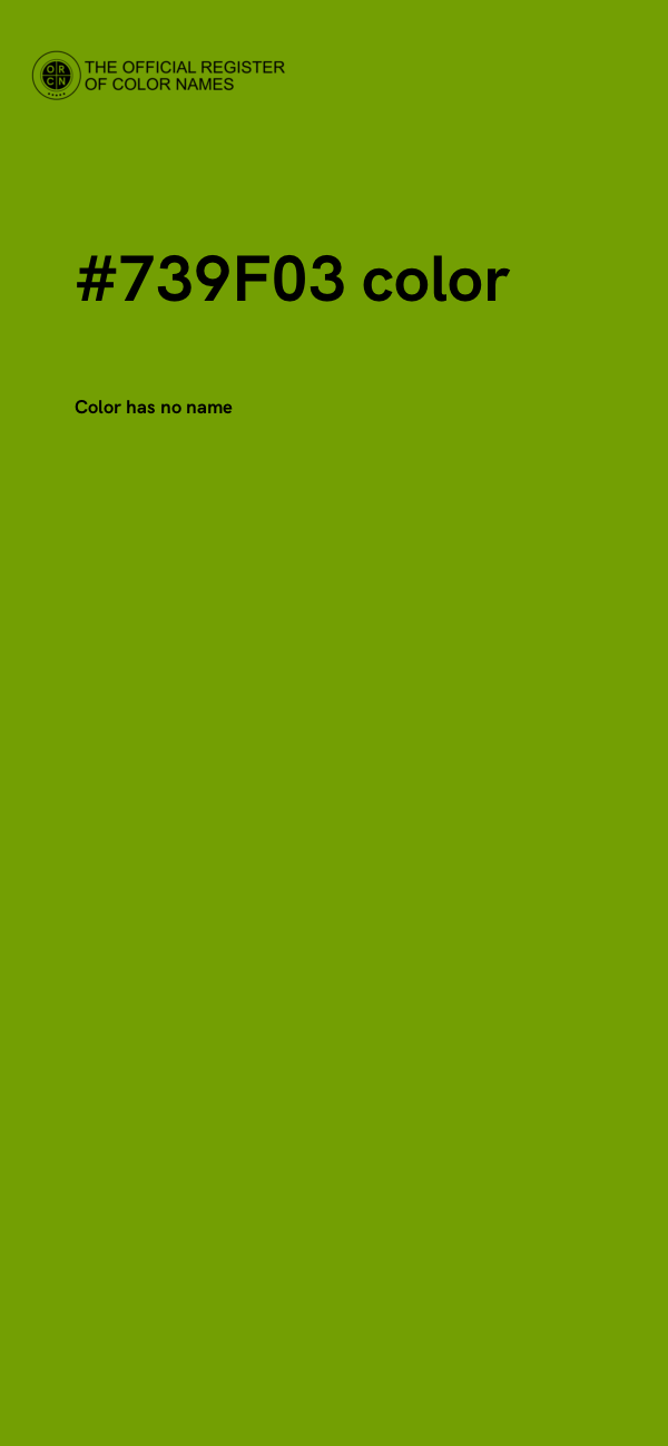 #739F03 color image