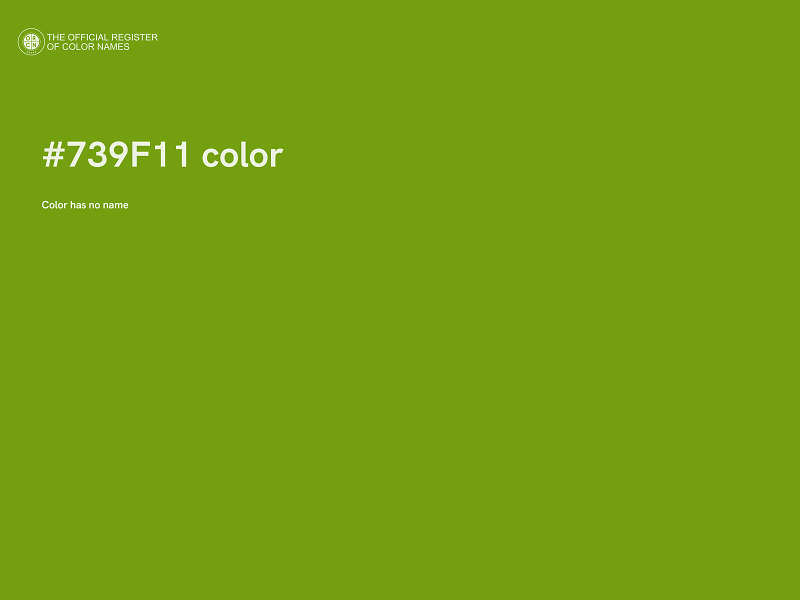 #739F11 color image