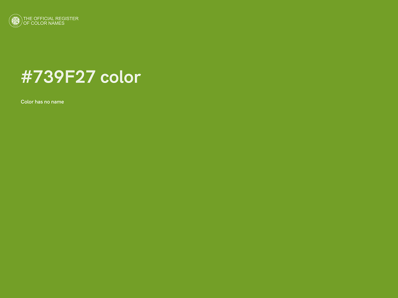 #739F27 color image