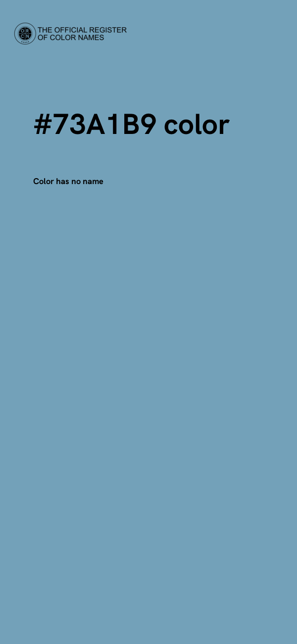 #73A1B9 color image