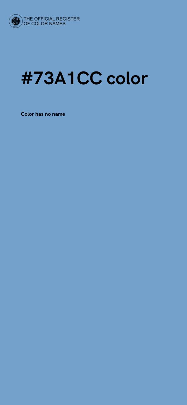 #73A1CC color image