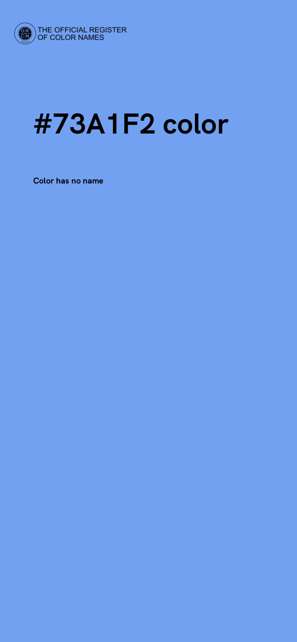 #73A1F2 color image