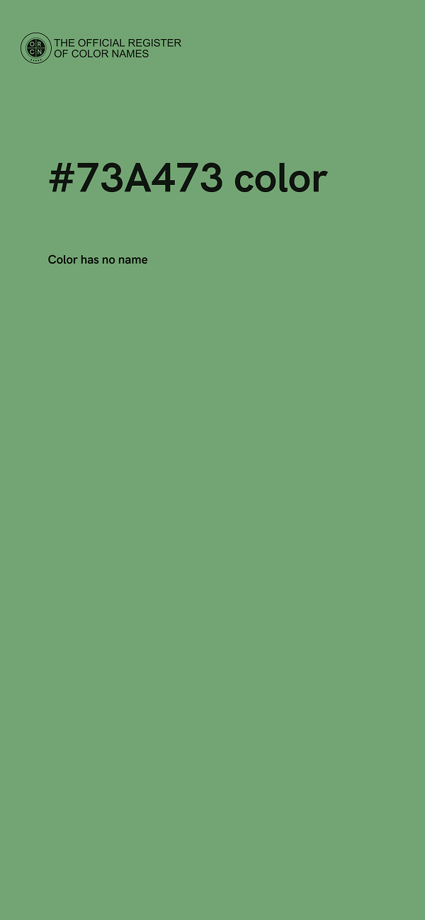 #73A473 color image