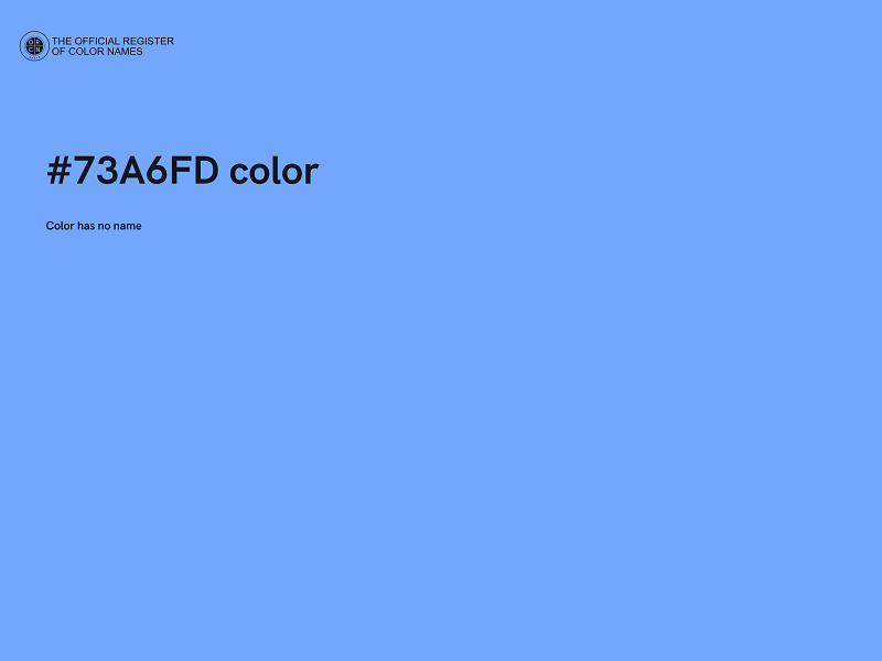 #73A6FD color image