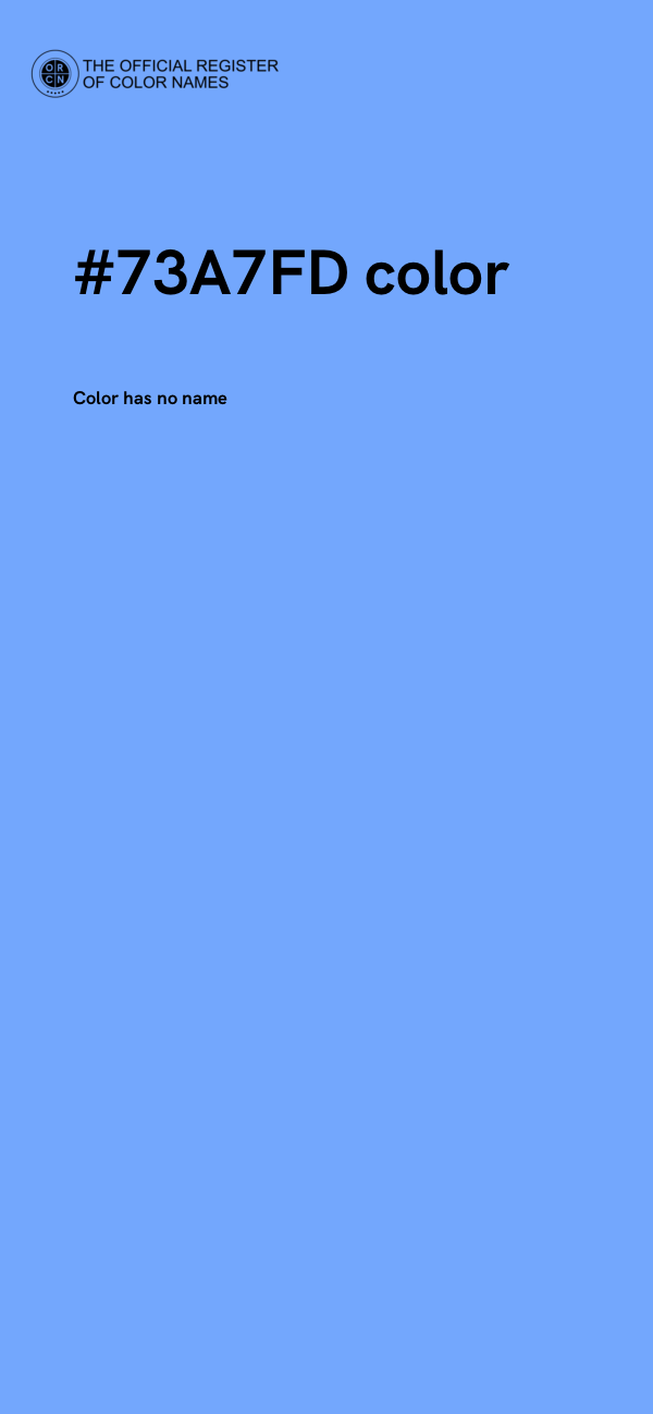 #73A7FD color image