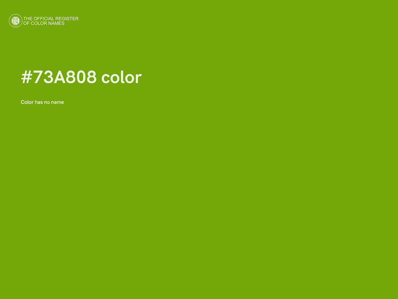 #73A808 color image