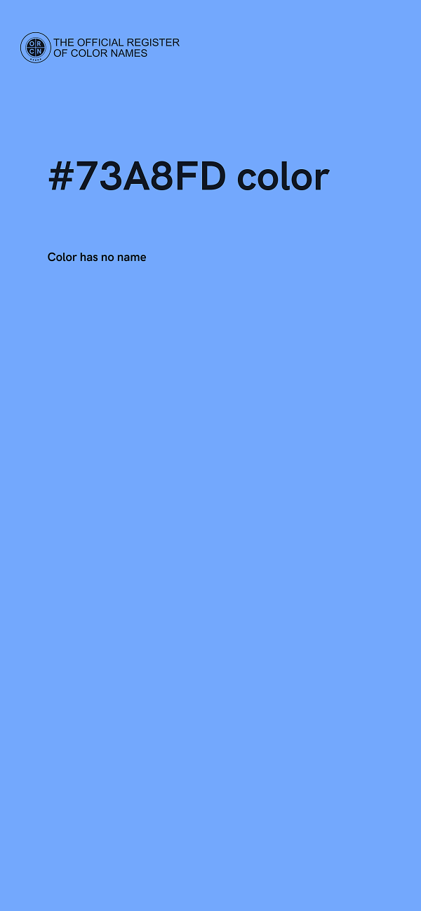#73A8FD color image