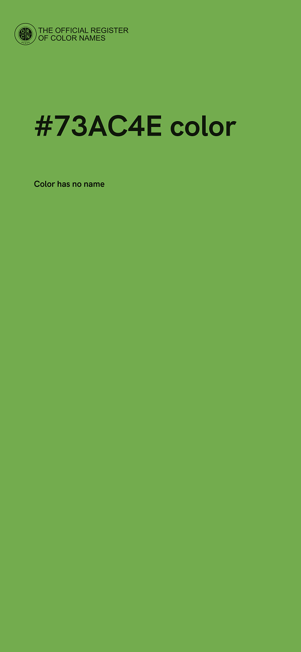 #73AC4E color image