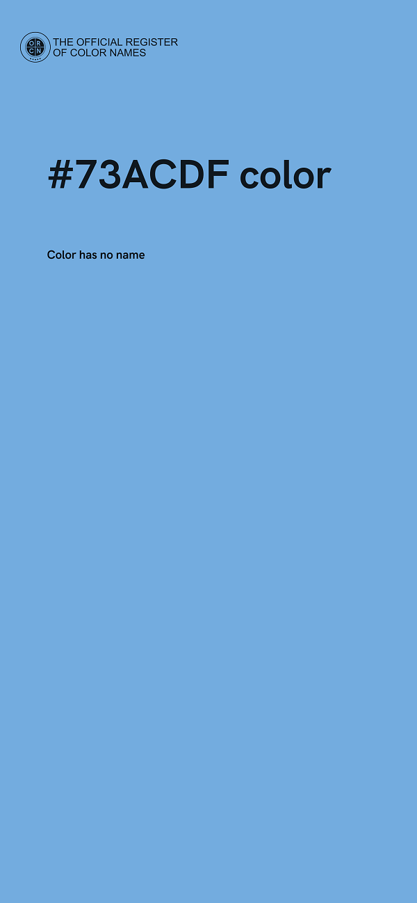 #73ACDF color image