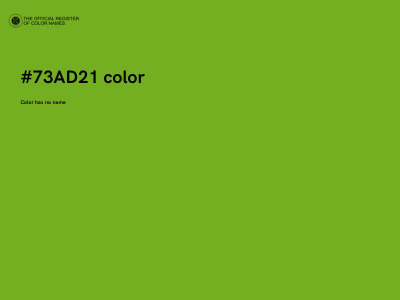 #73AD21 color image