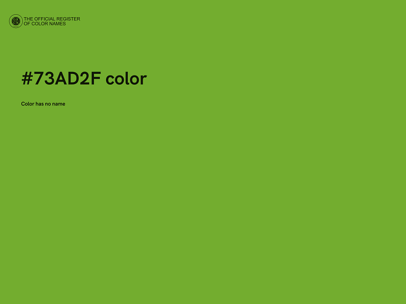 #73AD2F color image