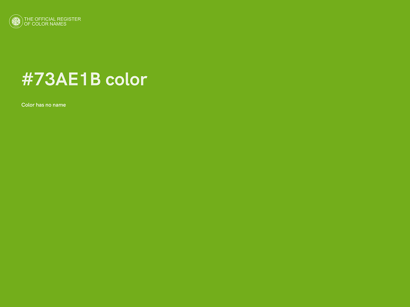 #73AE1B color image