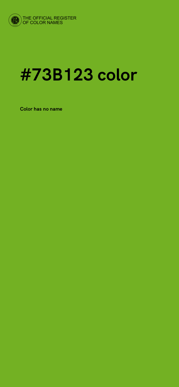 #73B123 color image
