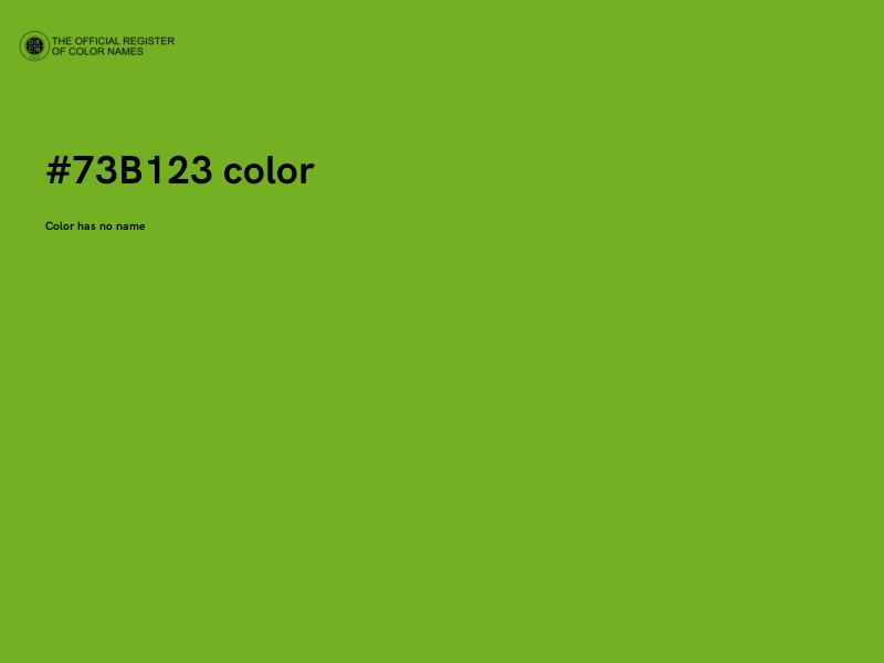 #73B123 color image