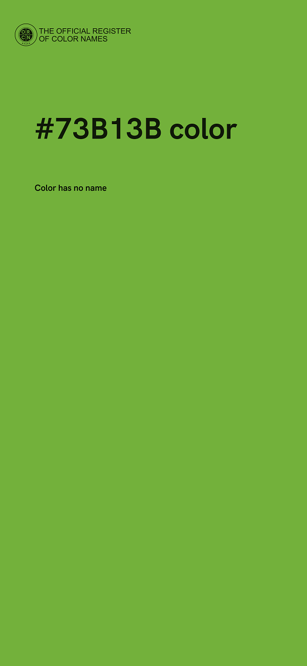 #73B13B color image