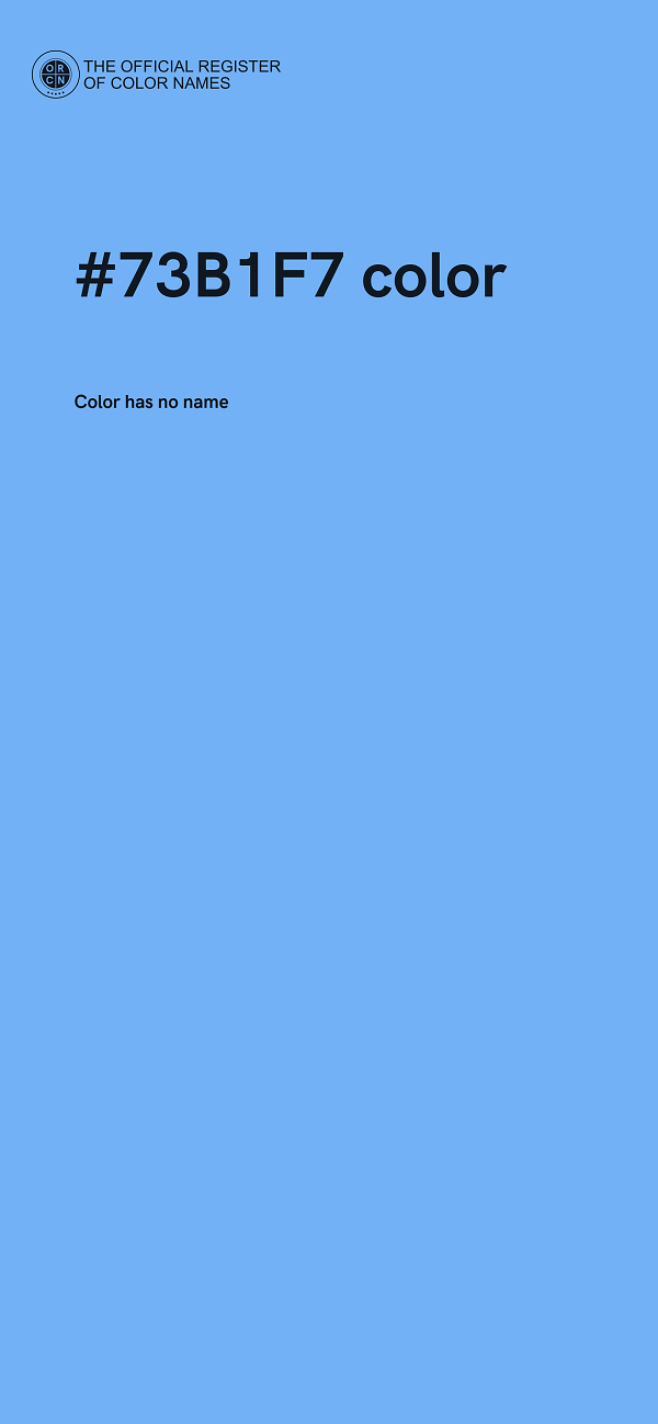 #73B1F7 color image