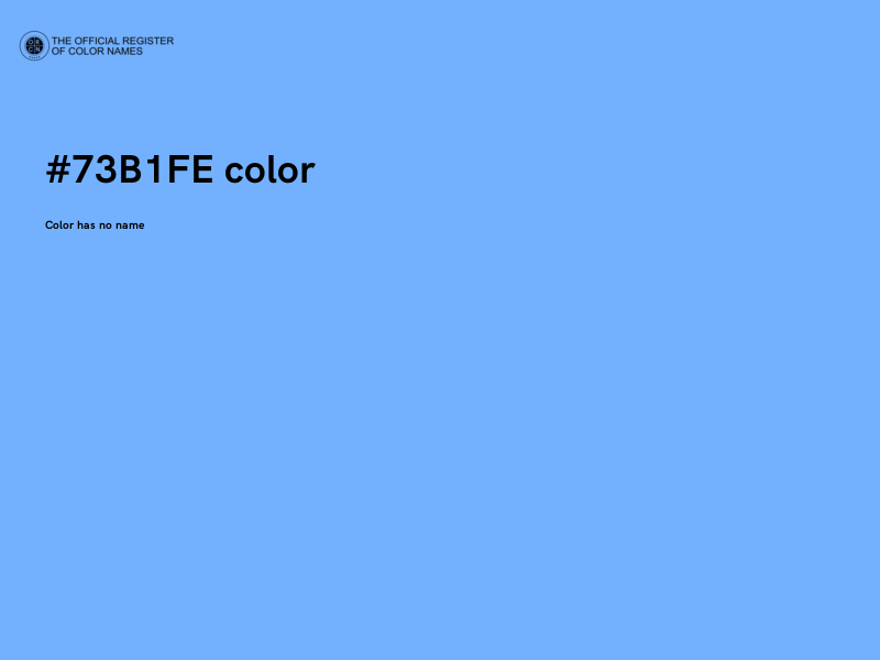 #73B1FE color image