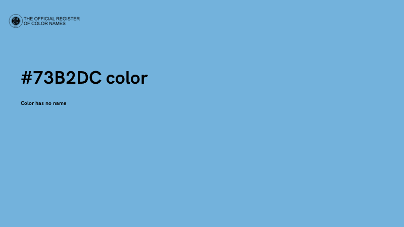 #73B2DC color image