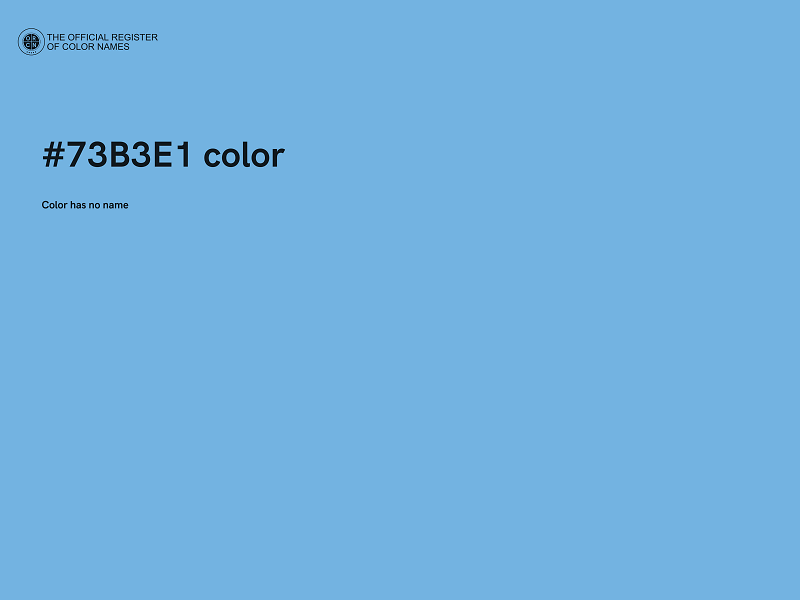 #73B3E1 color image