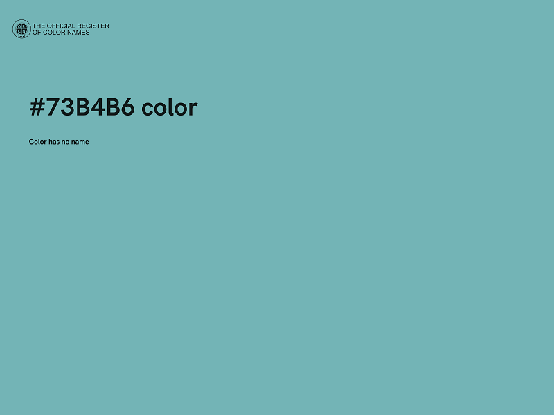 #73B4B6 color image