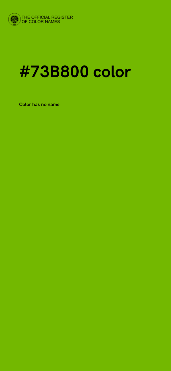 #73B800 color image