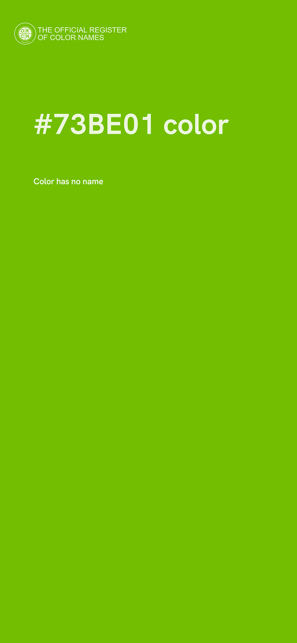 #73BE01 color image