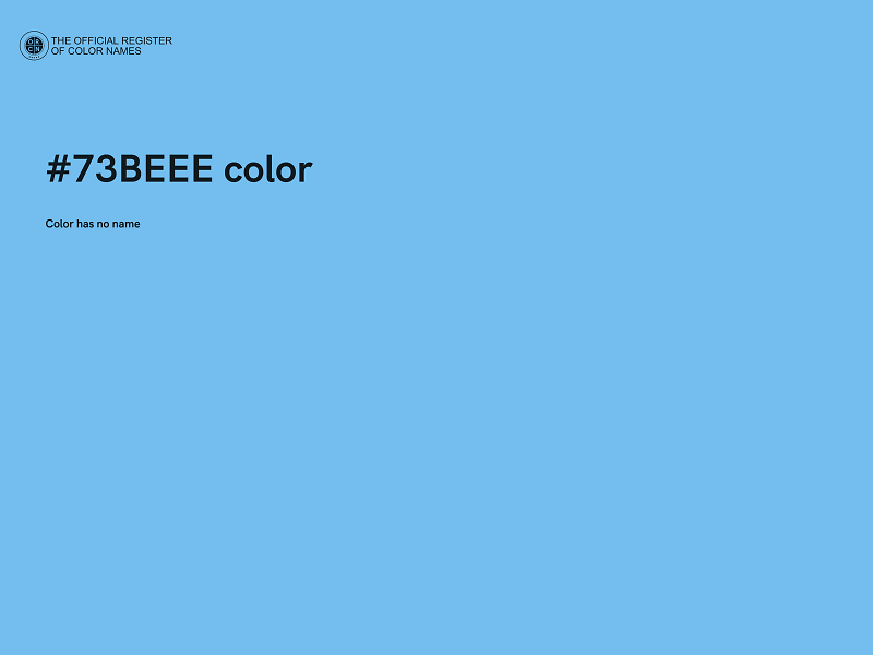 #73BEEE color image