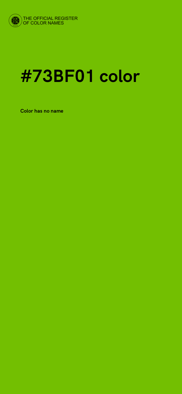 #73BF01 color image