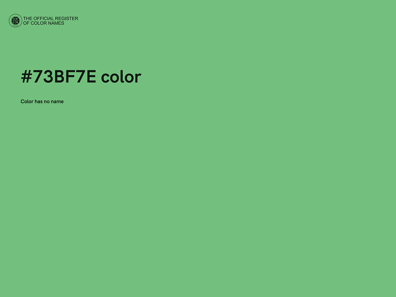 #73BF7E color image