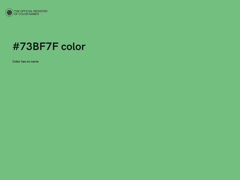 #73BF7F color image