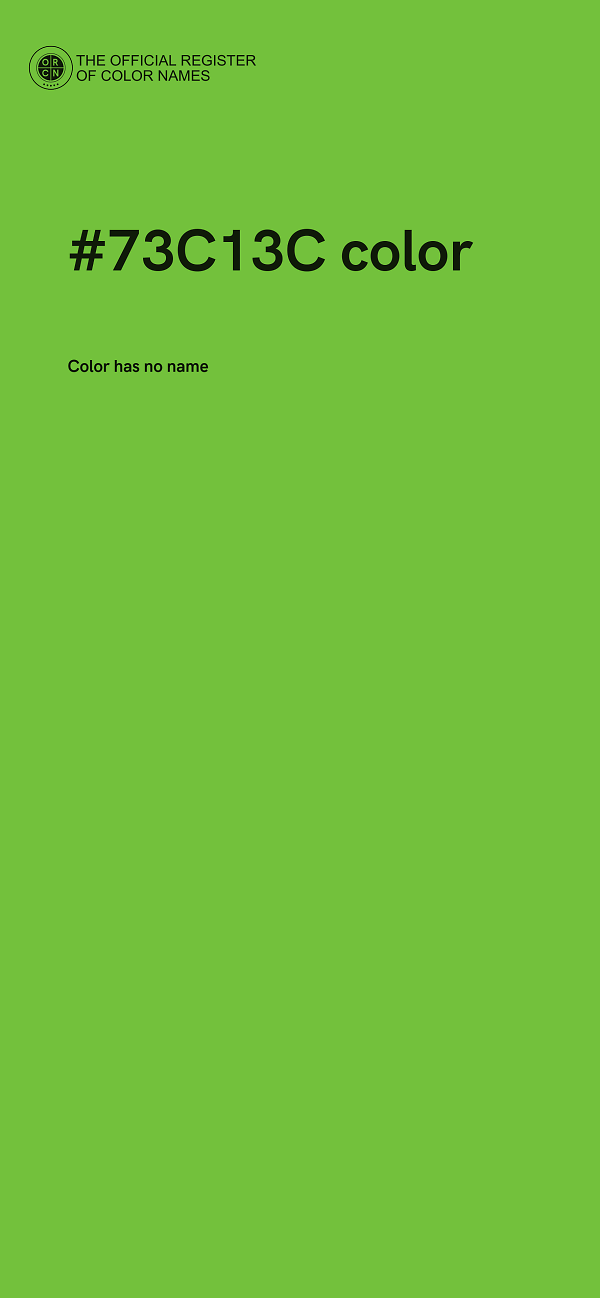 #73C13C color image