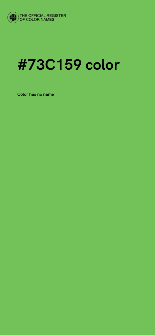 #73C159 color image