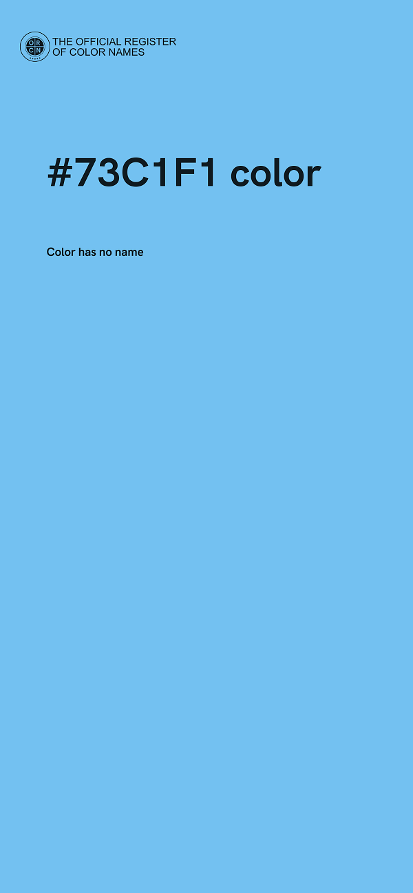 #73C1F1 color image