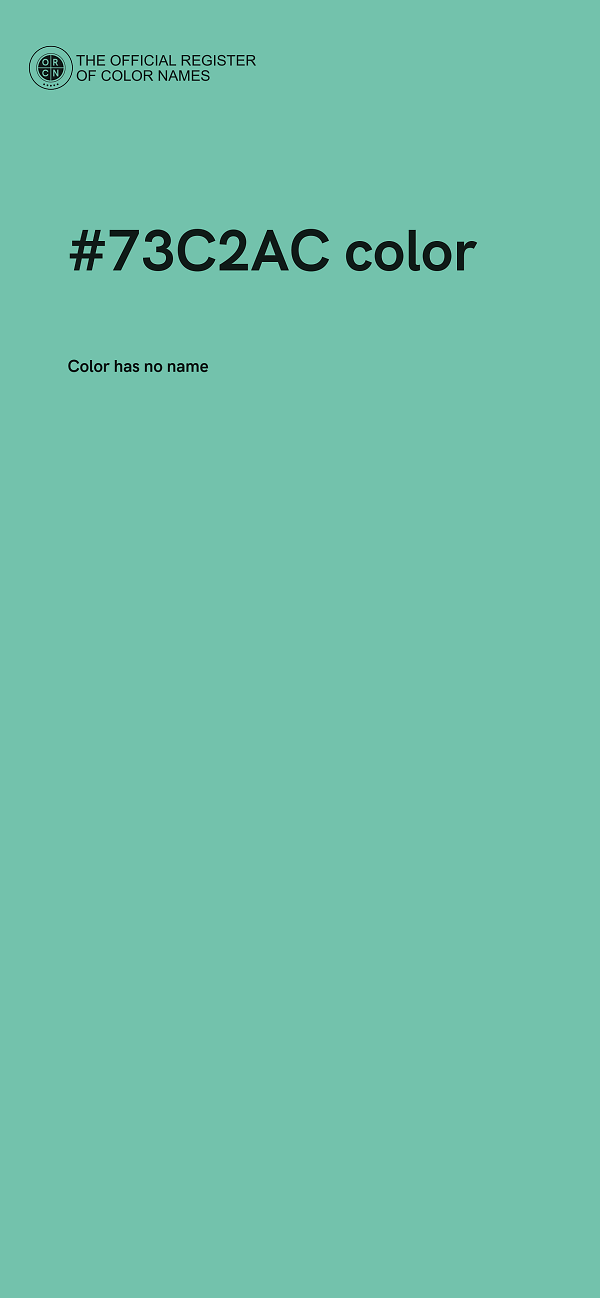 #73C2AC color image