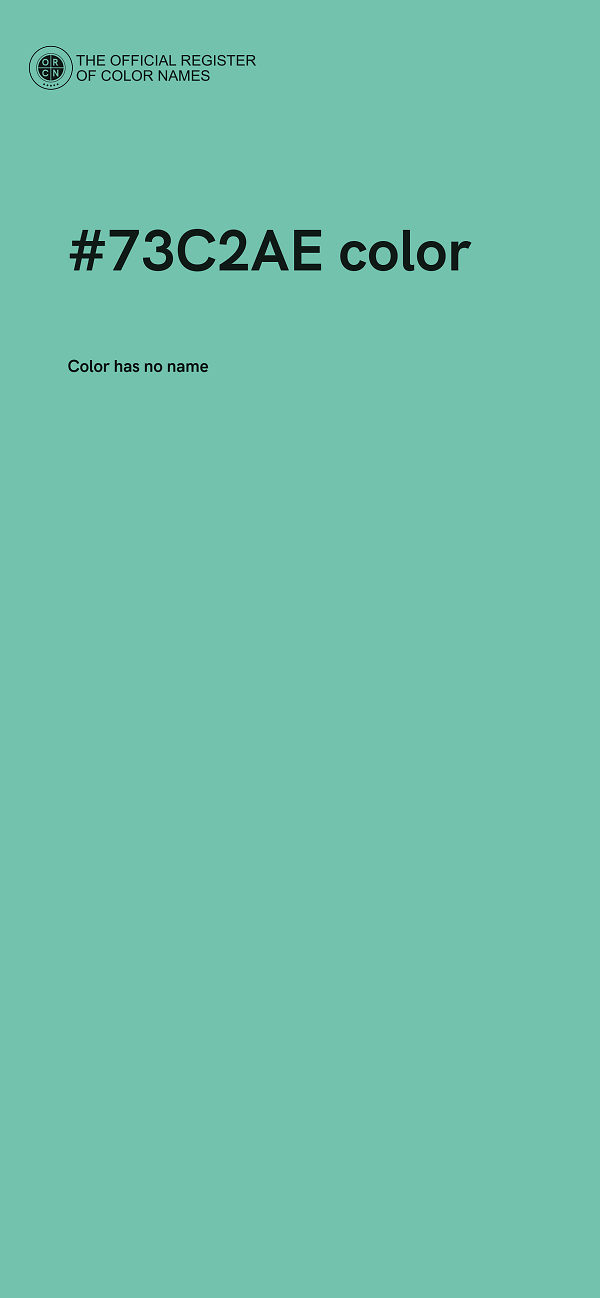 #73C2AE color image