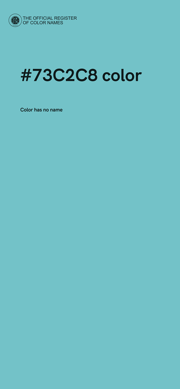 #73C2C8 color image