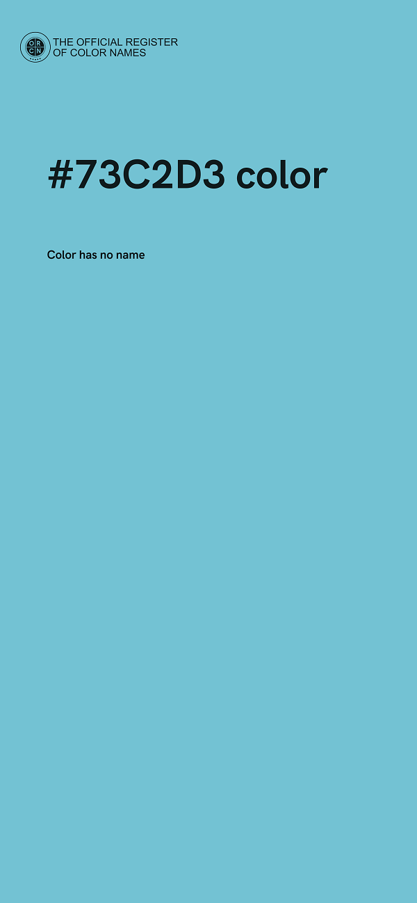 #73C2D3 color image