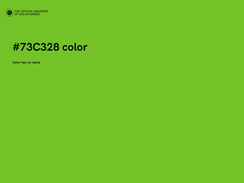 #73C328 color image