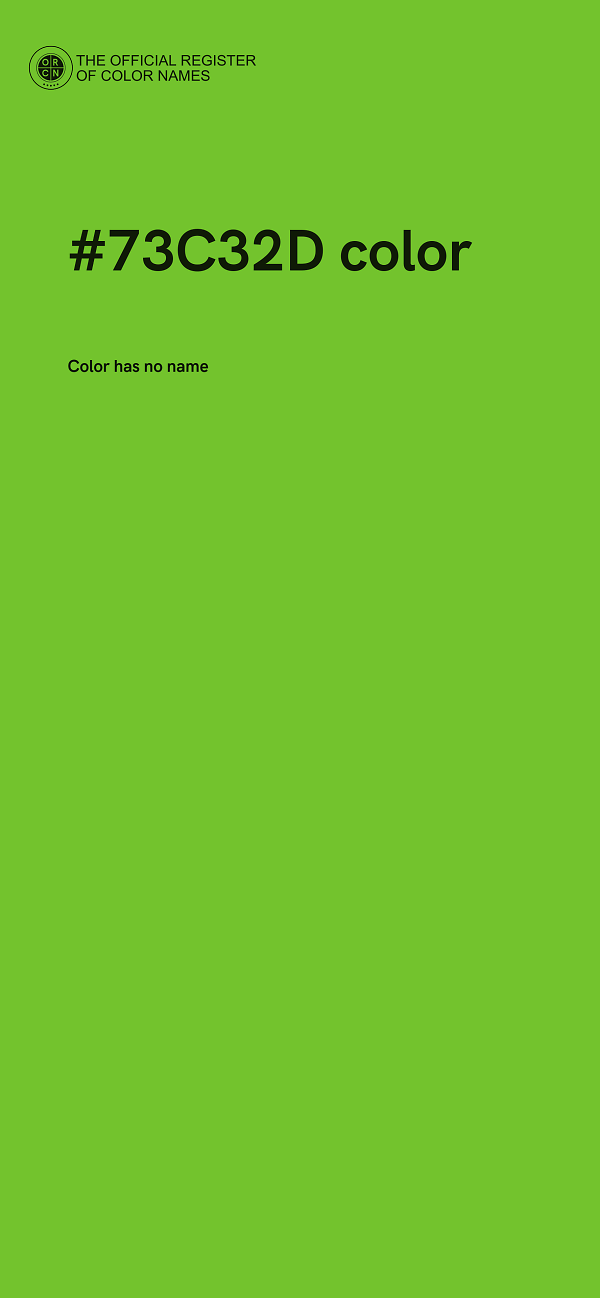 #73C32D color image