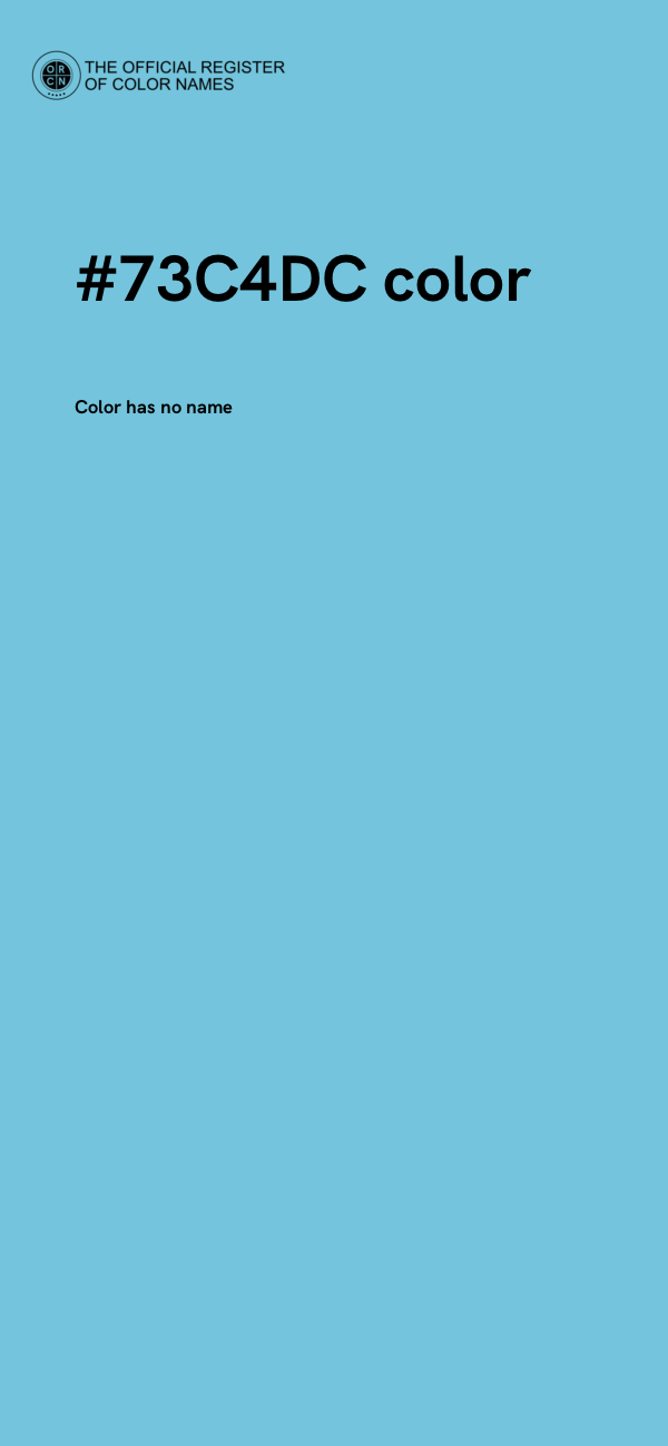 #73C4DC color image