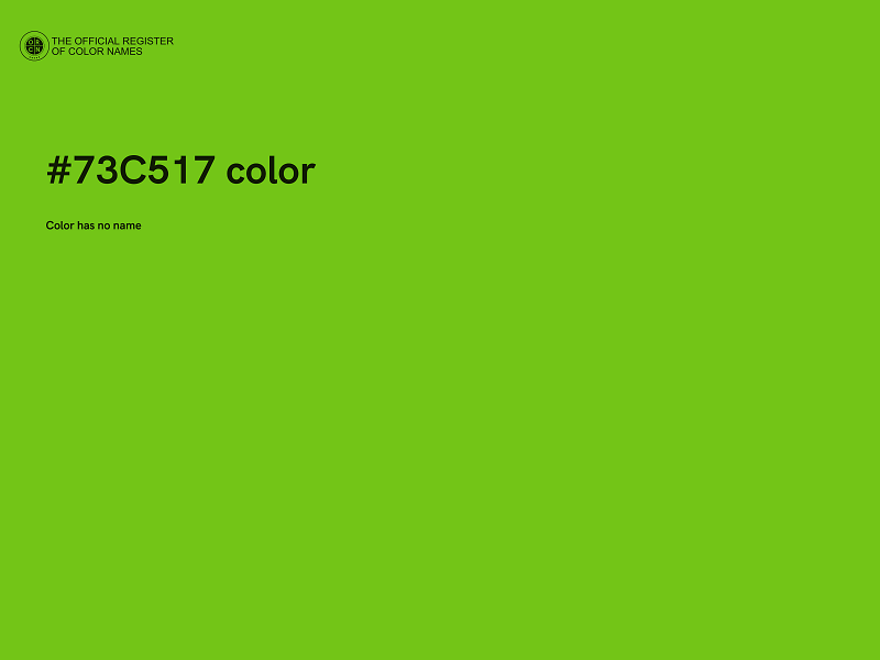 #73C517 color image